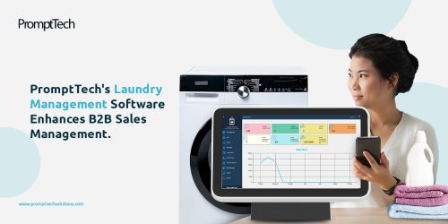 PromptTech's Laundry Management Software Enhances B2B Sales Management.