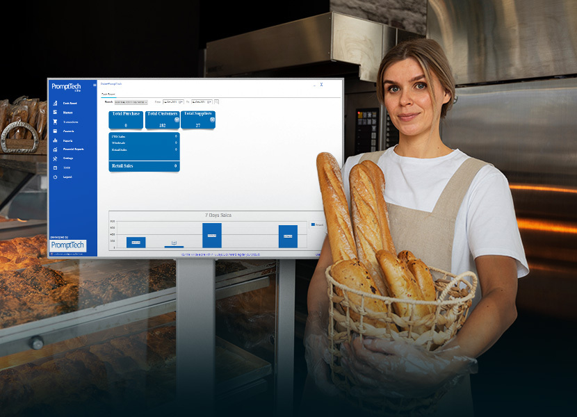 PromptTech's tailored software optimizes bakery management